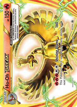 Pokemon XY Black Star Promos Ho-Oh BREAK - XY154