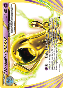 Pokemon XY Black Star Promos Wobbuffet BREAK - XY155