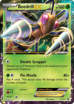 Pokemon XY Black Star Promos Beedrill-EX - XY157