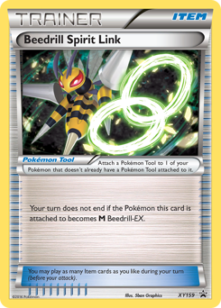 Pokemon XY Black Star Promos Beedrill Spirit Link - XY159