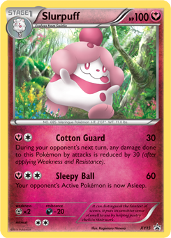 Pokemon XY Black Star Promos Slurpuff - XY15