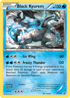Pokemon XY Black Star Promos Black Kyurem - XY160