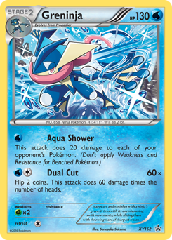 Pokemon XY Black Star Promos Greninja - XY162