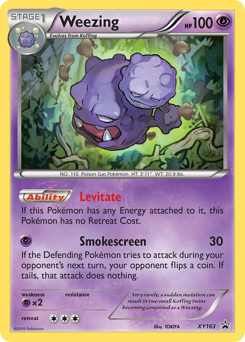 Pokemon XY Black Star Promos Weezing - XY163