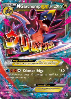 Pokemon XY Black Star Promos M Garchomp-EX - XY168