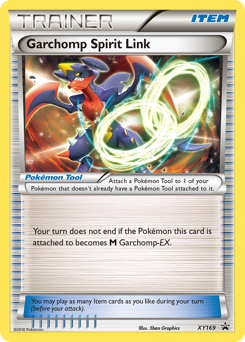 Pokemon XY Black Star Promos Garchomp Spirit Link - XY169