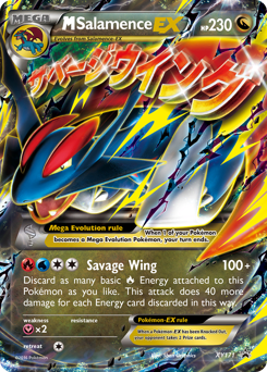 Pokemon XY Black Star Promos M Salamence-EX - XY171