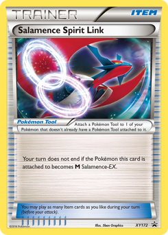Pokemon XY Black Star Promos Salamence Spirit Link - XY172