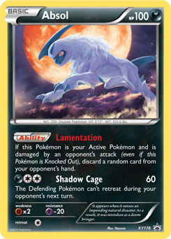 Pokemon XY Black Star Promos Absol - XY178