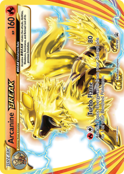 Pokemon XY Black Star Promos Arcanine BREAK - XY180