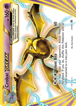 Pokemon XY Black Star Promos Crobat BREAK - XY181