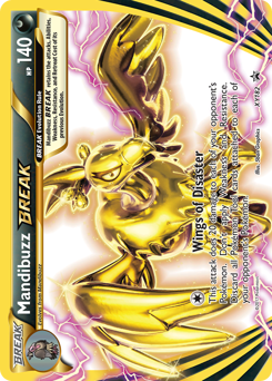 Pokemon XY Black Star Promos Mandibuzz BREAK - XY182