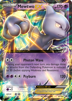 Pokemon XY Black Star Promos Mewtwo-EX - XY183