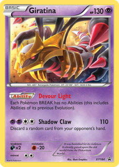 Pokemon XY Black Star Promos Giratina - XY184