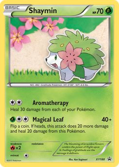 Pokemon XY Black Star Promos Shaymin - XY188