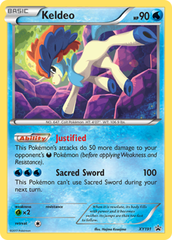 Pokemon XY Black Star Promos Keldeo - XY191