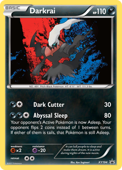 Pokemon XY Black Star Promos Darkrai - XY194