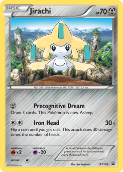 Pokemon XY Black Star Promos Jirachi - XY195