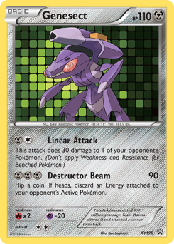 Pokemon XY Black Star Promos Genesect - XY196