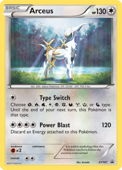 Pokemon XY Black Star Promos Arceus - XY197