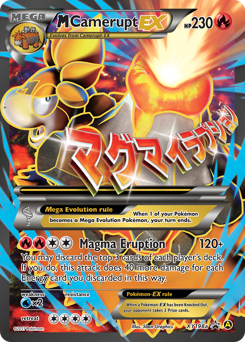 Pokemon XY Black Star Promos M Camerupt-EX - XY198a