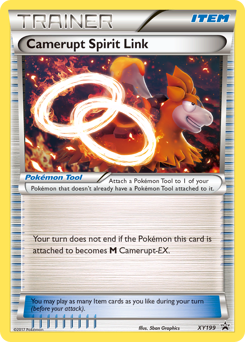 Pokemon XY Black Star Promos Camerupt Spirit Link - XY199