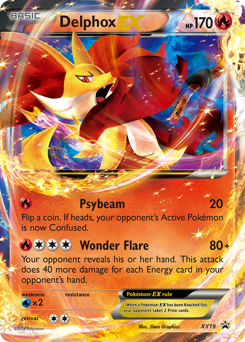Pokemon XY Black Star Promos Delphox-EX - XY19