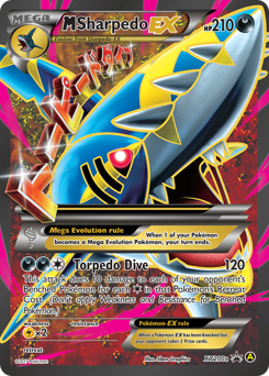 Pokemon XY Black Star Promos M Sharpedo-EX - XY200a