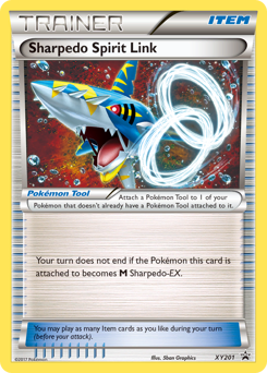 Pokemon XY Black Star Promos Sharpedo Spirit Link - XY201