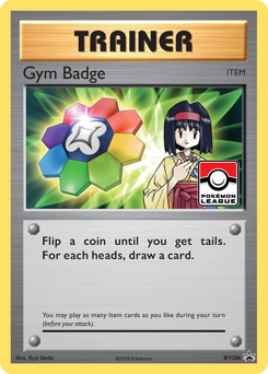 Pokemon XY Black Star Promos Gym Badge - XY206