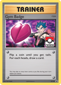 Pokemon XY Black Star Promos Gym Badge - XY207