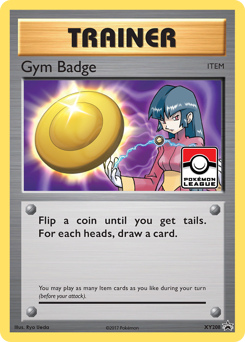 Pokemon XY Black Star Promos Gym Badge - XY208