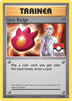 Pokemon XY Black Star Promos Gym Badge - XY209