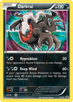 Pokemon XY Black Star Promos Darkrai - XY22