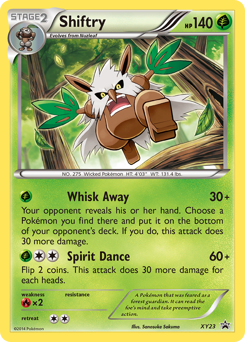 Pokemon XY Black Star Promos Shiftry - XY23