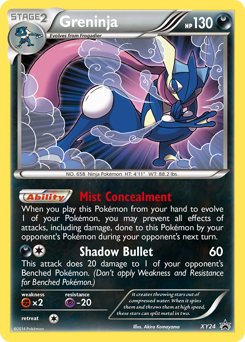 Pokemon XY Black Star Promos Greninja - XY24
