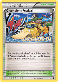 Pokemon XY Black Star Promos Champions Festival - XY27