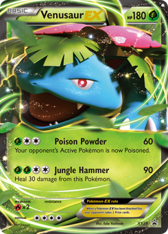 Pokemon XY Black Star Promos Venusaur-EX - XY28