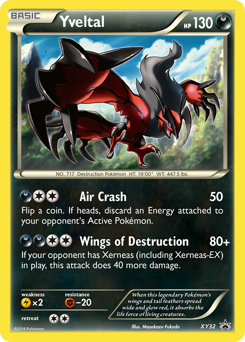 Pokemon XY Black Star Promos Yveltal - XY32