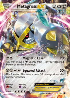 Pokemon XY Black Star Promos Metagross-EX - XY34