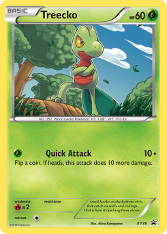 Pokemon XY Black Star Promos Treecko - XY36