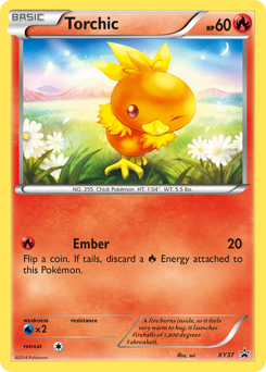 Pokemon XY Black Star Promos Torchic - XY37