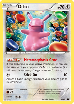 Pokemon XY Black Star Promos Ditto - XY40