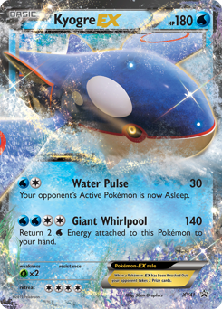 Pokemon XY Black Star Promos Kyogre-EX - XY41