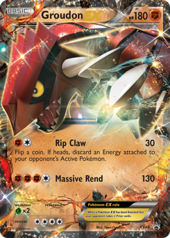 Pokemon XY Black Star Promos Groudon-EX - XY42