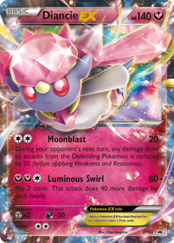 Pokemon XY Black Star Promos Diancie-EX - XY43