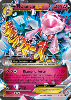 Pokemon XY Black Star Promos M Diancie-EX - XY44