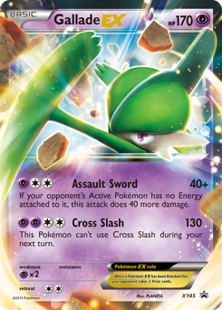 Pokemon XY Black Star Promos Gallade-EX - XY45