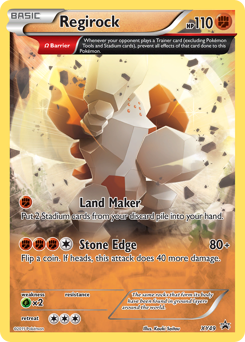 Pokemon XY Black Star Promos Regirock - XY49
