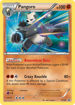 Pokemon XY Black Star Promos Pangoro - XY50